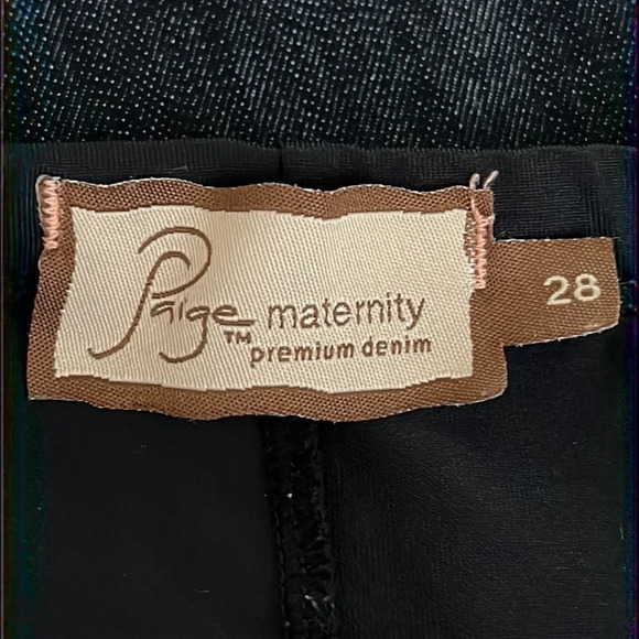 Paige Maternity Fallbrook Bootcut Full Panel Jeans - Size 28 (altered hem) - Picture 4 of 8